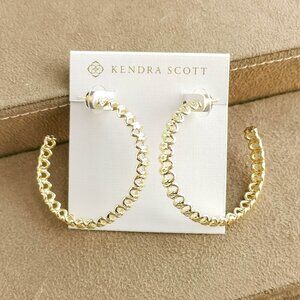 Kendra Scott Fallyn Hoop Earrings, Gold